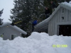Yes - Shovels Do Fly From Roofs Covered With Snow